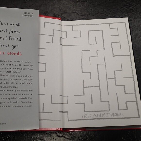 Looking For Alaska John Green- hardcover - Picture 3 of 3